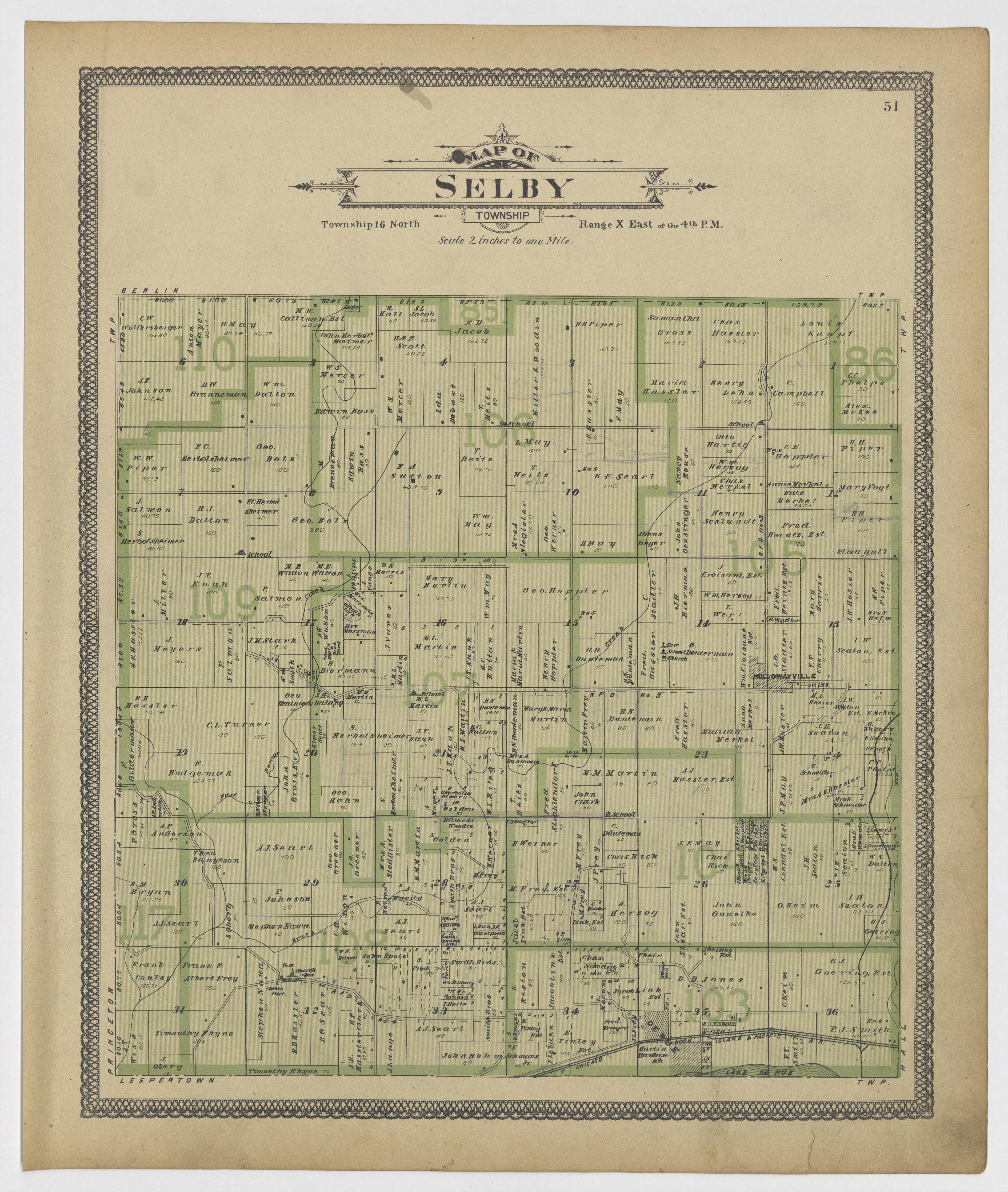 Image 29 of 20th Century Atlas of Bureau County, Illinois from 20th Century Atlas of Bureau County, Illinois : Containing Maps of Villages, Cities and Townships of the County, of the State, United States and World 1905 by Relic Map Company