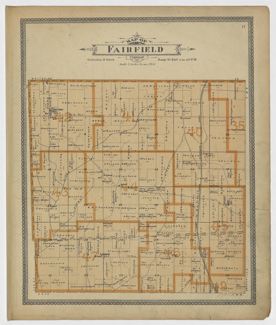 Image 7 of 20th Century Atlas of Bureau County, Illinois from 20th Century Atlas of Bureau County, Illinois : Containing Maps of Villages, Cities and Townships of the County, of the State, United States and World 1905 by Relic Map Company