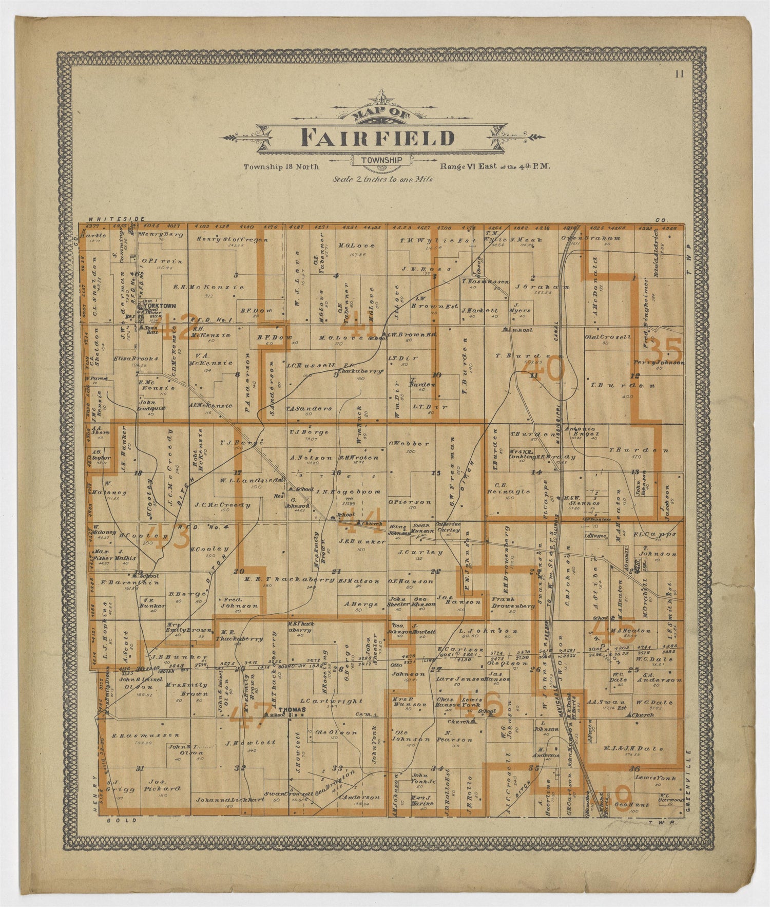 Image 7 of 20th Century Atlas of Bureau County, Illinois from 20th Century Atlas of Bureau County, Illinois : Containing Maps of Villages, Cities and Townships of the County, of the State, United States and World 1905 by Relic Map Company
