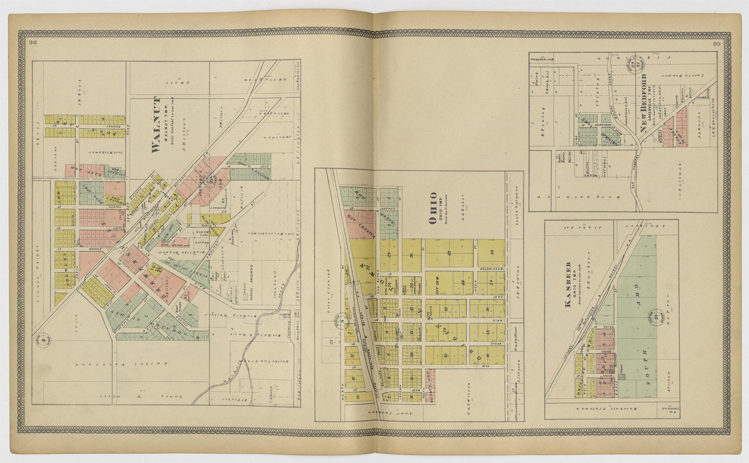 Image 46 of 20th Century Atlas of Bureau County, Illinois from 20th Century Atlas of Bureau County, Illinois : Containing Maps of Villages, Cities and Townships of the County, of the State, United States and World 1905 by Relic Map Company