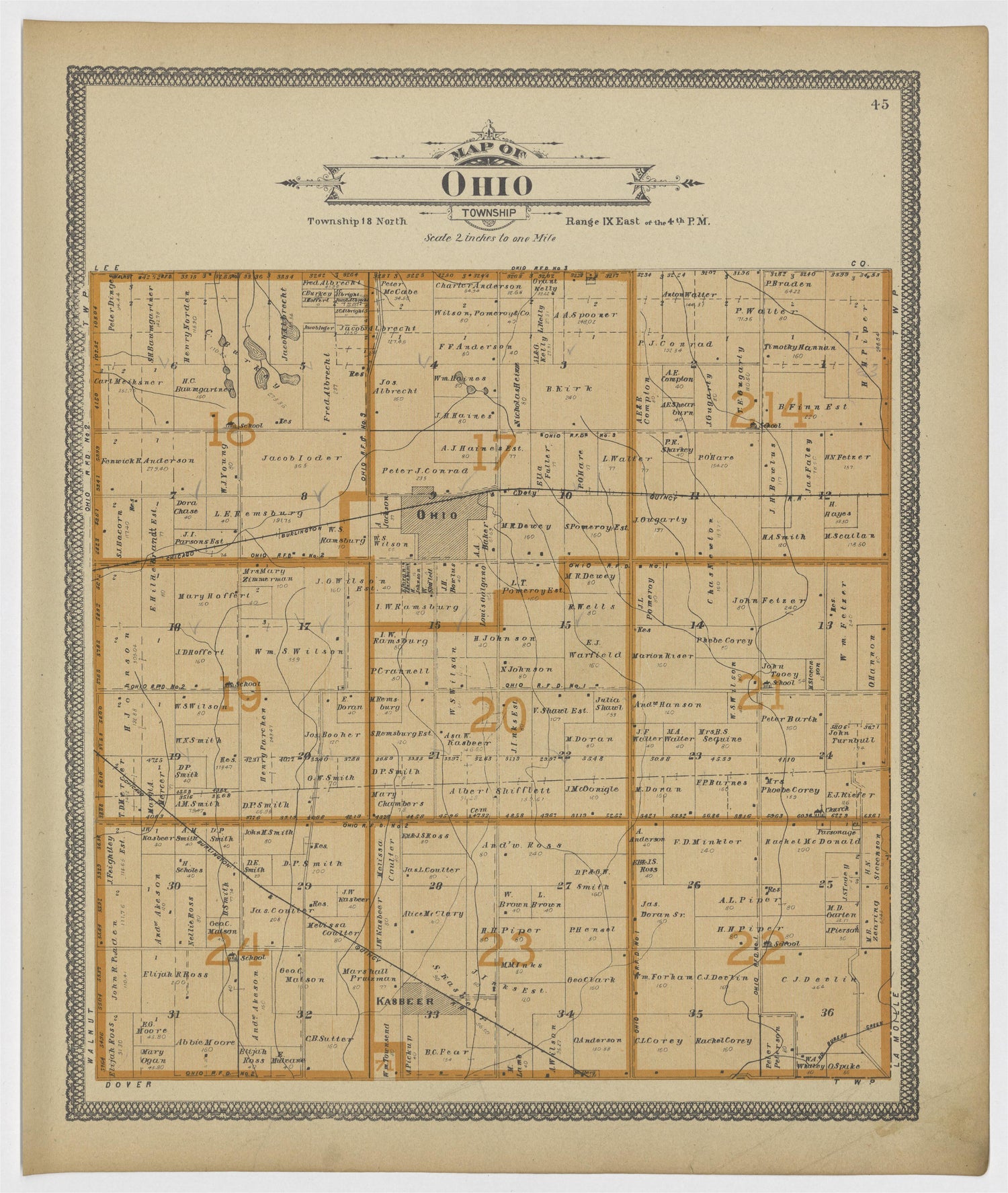 Image 26 of 20th Century Atlas of Bureau County, Illinois from 20th Century Atlas of Bureau County, Illinois : Containing Maps of Villages, Cities and Townships of the County, of the State, United States and World 1905 by Relic Map Company