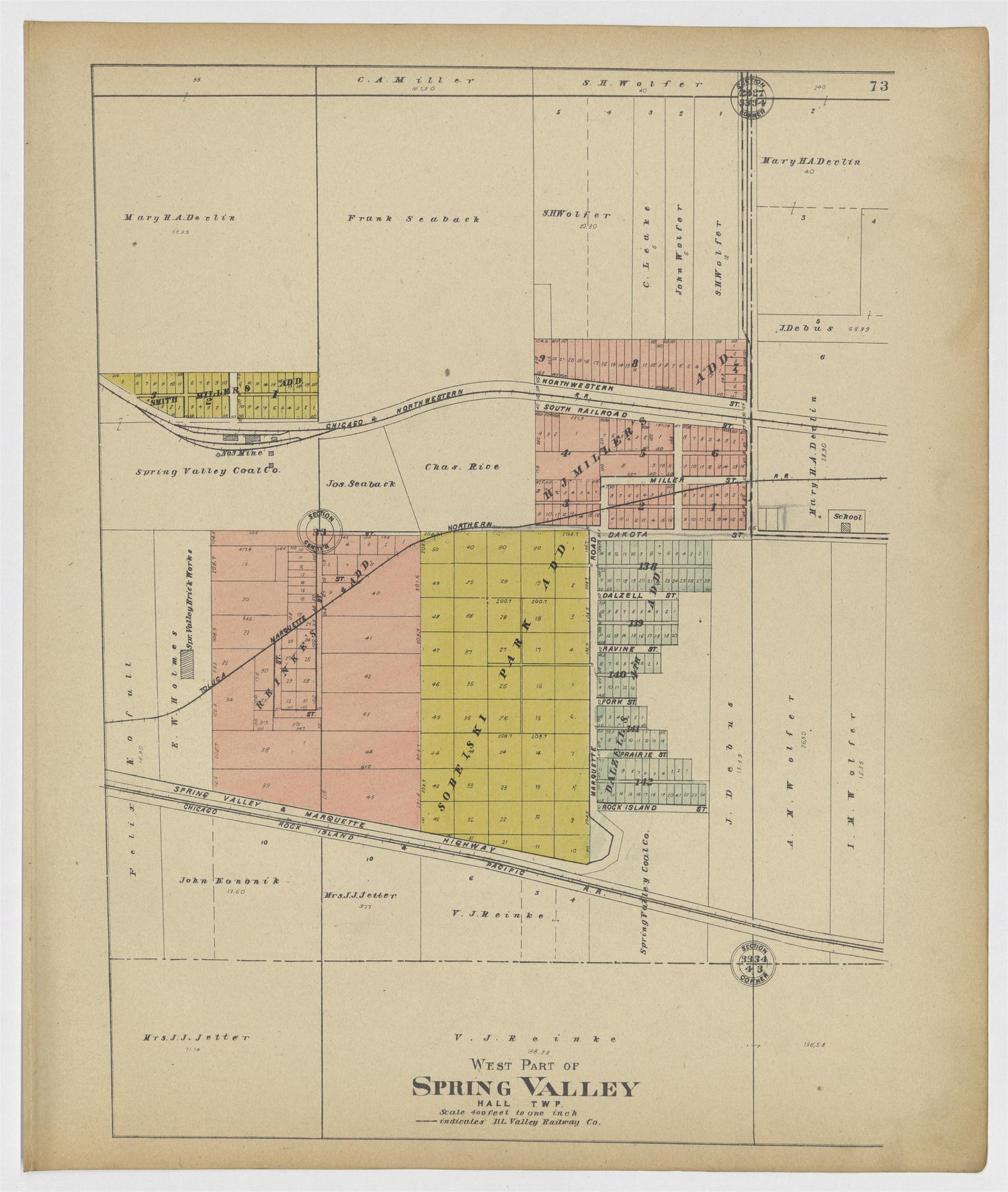 Image 37 of 20th Century Atlas of Bureau County, Illinois from 20th Century Atlas of Bureau County, Illinois : Containing Maps of Villages, Cities and Townships of the County, of the State, United States and World 1905 by Relic Map Company