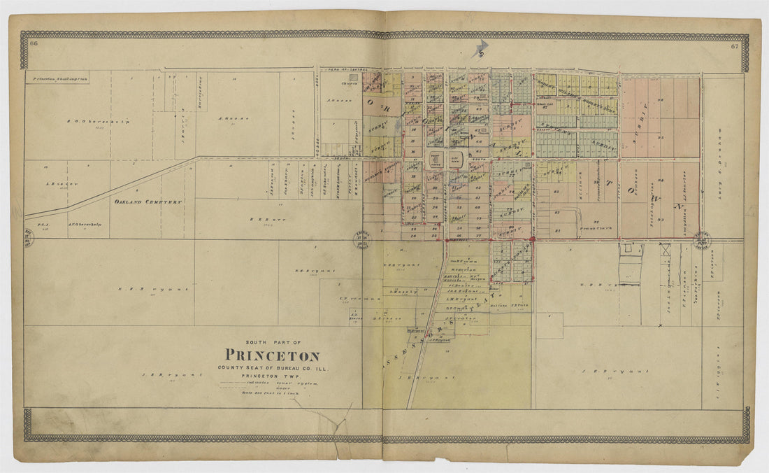 Image 35 of 20th Century Atlas of Bureau County, Illinois from 20th Century Atlas of Bureau County, Illinois : Containing Maps of Villages, Cities and Townships of the County, of the State, United States and World 1905 by Relic Map Company