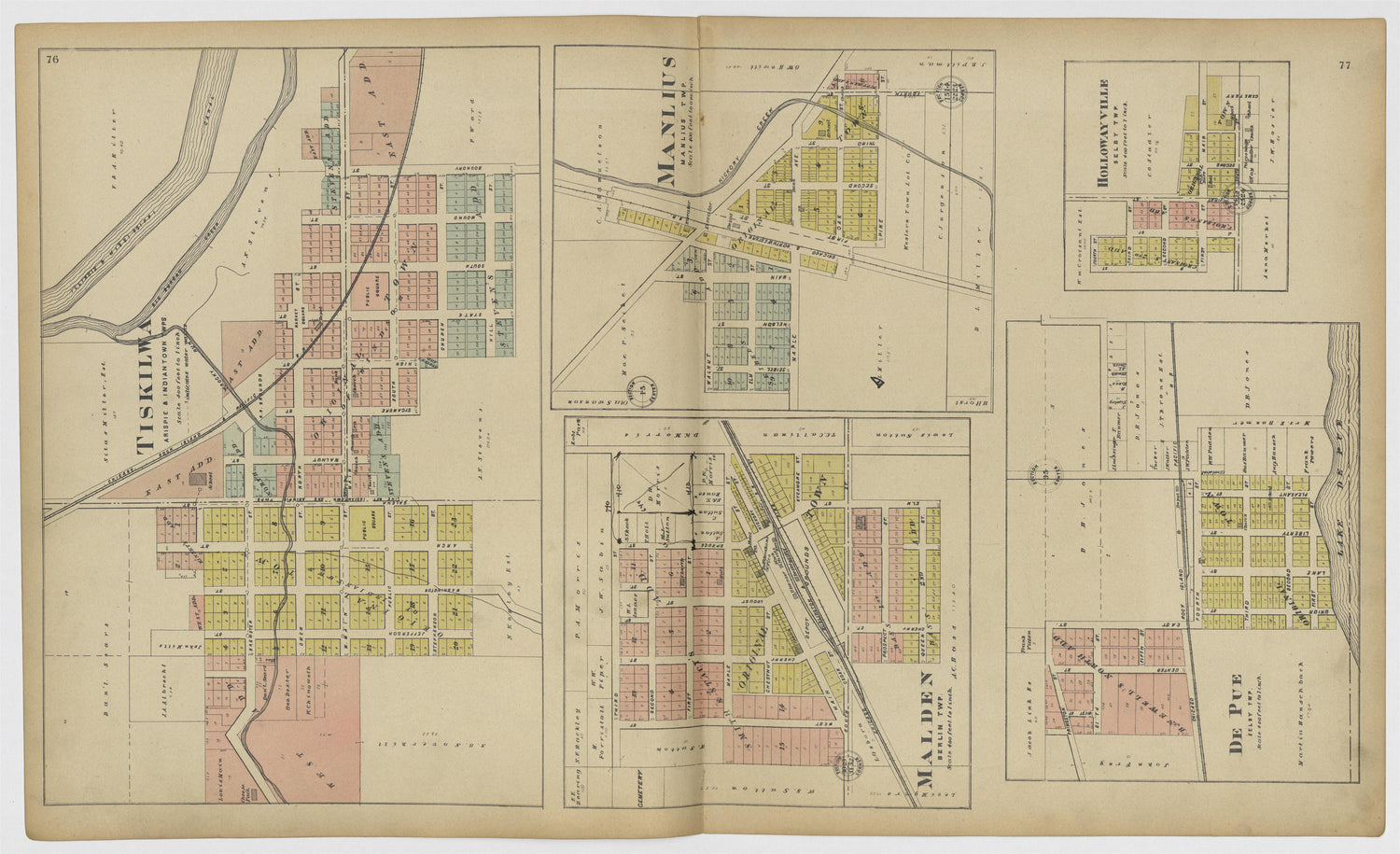 Image 38 of 20th Century Atlas of Bureau County, Illinois from 20th Century Atlas of Bureau County, Illinois : Containing Maps of Villages, Cities and Townships of the County, of the State, United States and World 1905 by Relic Map Company