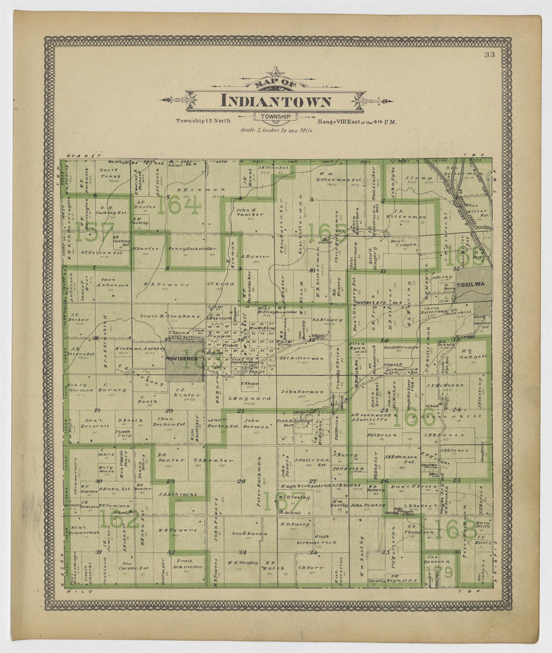 Image 18 of 20th Century Atlas of Bureau County, Illinois from 20th Century Atlas of Bureau County, Illinois : Containing Maps of Villages, Cities and Townships of the County, of the State, United States and World 1905 by Relic Map Company