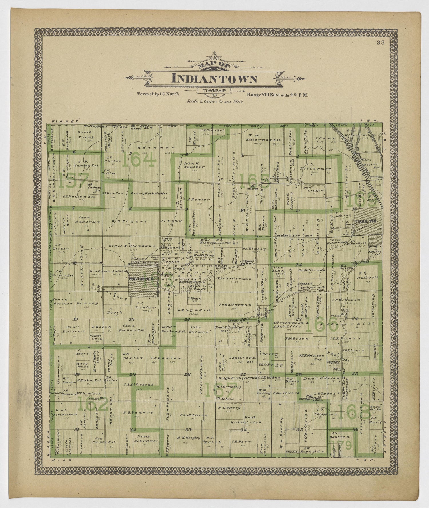 Image 18 of 20th Century Atlas of Bureau County, Illinois from 20th Century Atlas of Bureau County, Illinois : Containing Maps of Villages, Cities and Townships of the County, of the State, United States and World 1905 by Relic Map Company