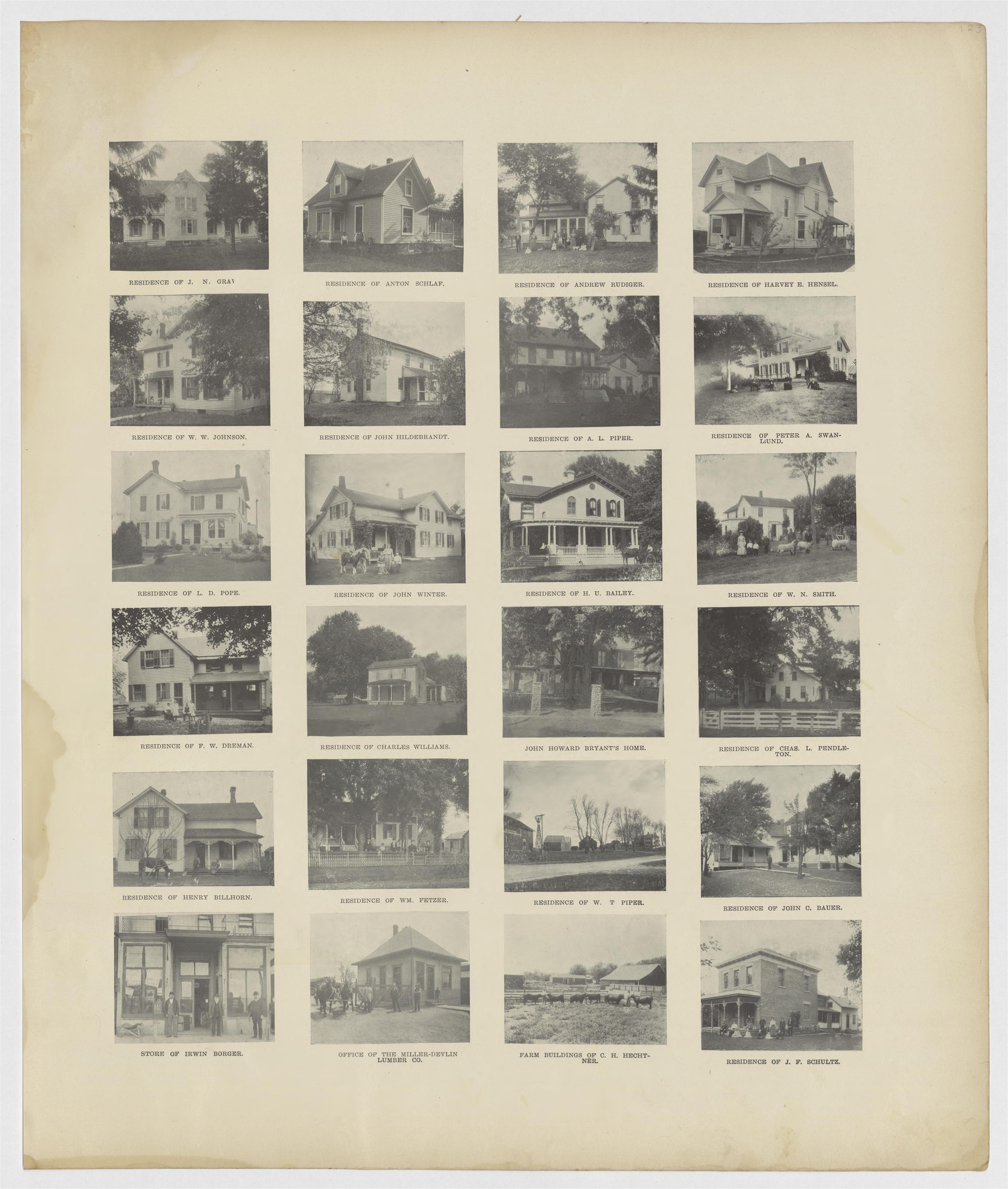 Image 55 of 20th Century Atlas of Bureau County, Illinois from 20th Century Atlas of Bureau County, Illinois : Containing Maps of Villages, Cities and Townships of the County, of the State, United States and World 1905 by Relic Map Company