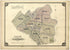 Outline Map of the City of Paterson, N.J. from Atlas of Passaic County, New-Jersey : from Actual Surveys of Each Township and Village Under the Supervision of the Publishers, Assisted by Able Engineers of Paterson 1877 by Relic Map Company