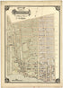 City of Paterson Part of the 1st and 2nd Wards from Atlas of Passaic County, New-Jersey : from Actual Surveys of Each Township and Village Under the Supervision of the Publishers, Assisted by Able Engineers of Paterson 1877 by Relic Map Company