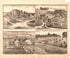 Farm Residences from an Illustrated Historical Atlas Map of Randolph County, Ills. : Carefully Compiled from Personal Examinations and Surveys 1875 by Relic Map Company