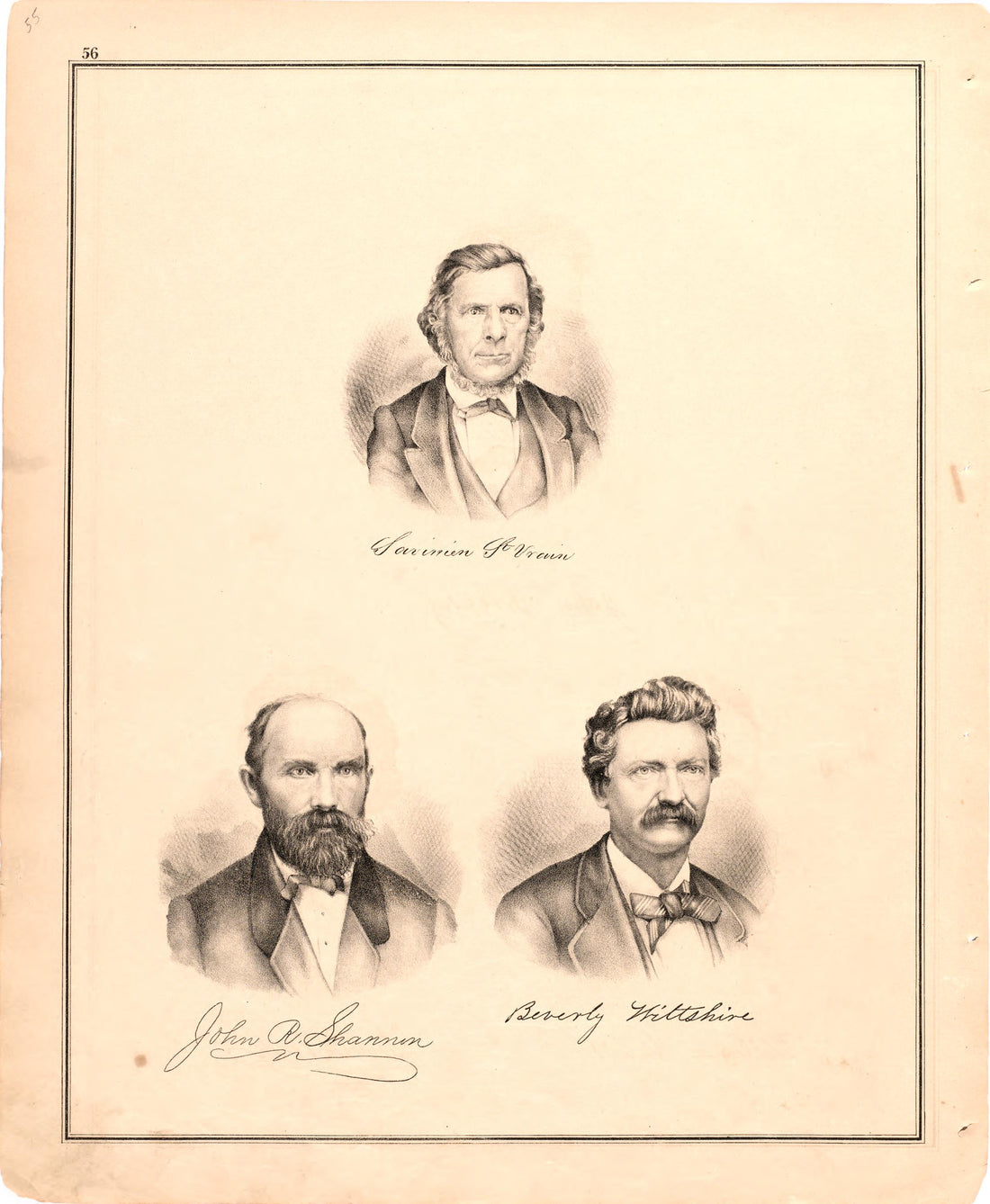 Illustration 1 from an Illustrated Historical Atlas Map of Randolph County, Ills. : Carefully Compiled from Personal Examinations and Surveys 1875 by Relic Map Company