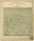 Township 51 North, Range 19W. 5th P.M. from Township Plats : Saline County, Missouri 1876 by Relic Map Company