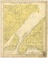 Township 49 North, Range 19 West from Township Plats : Saline County, Missouri 1876 by Relic Map Company