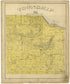 Township 51 North, Range 23W. 5th P.M. from Township Plats : Saline County, Missouri 1876 by Relic Map Company