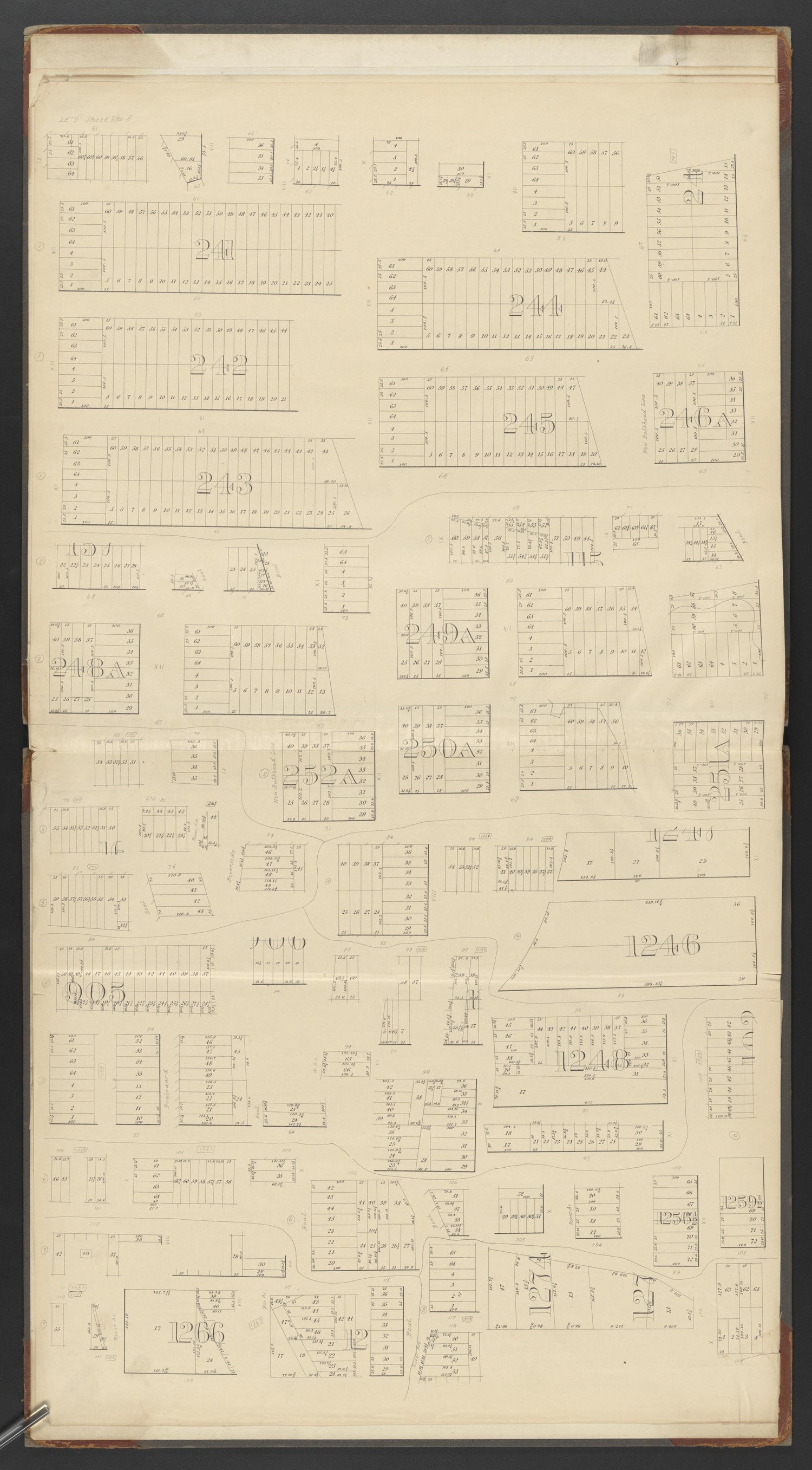 Image 5 of Additions to and Revisions of the West Side Atlas, to October 1st, 1879 from Additions to and Revisions of the West Side Atlas, to October 1st, 1879 by Relic Map Company