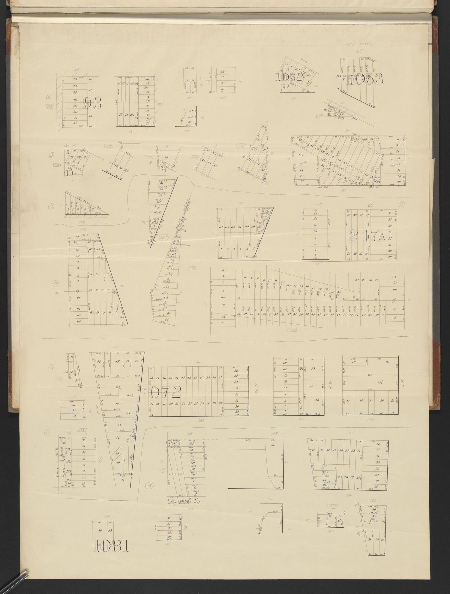 Image 6 of Additions to and Revisions of the West Side Atlas, to October 1st, 1879 from Additions to and Revisions of the West Side Atlas, to October 1st, 1879 by Relic Map Company