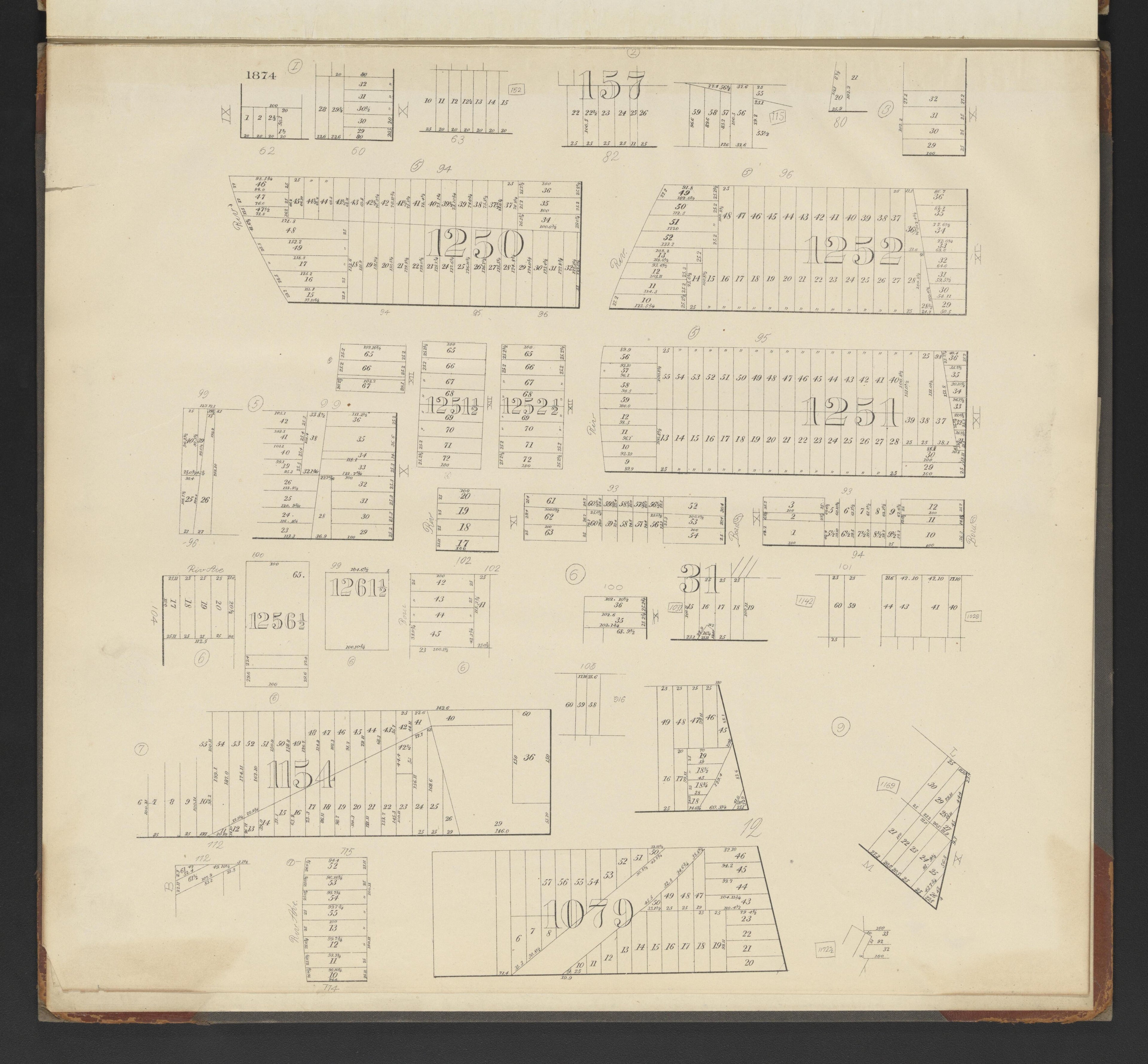 Image 4 of Additions to and Revisions of the West Side Atlas, to October 1st, 1879 from Additions to and Revisions of the West Side Atlas, to October 1st, 1879 by Relic Map Company
