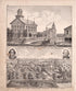 Courthouse, Jail, & Johnson Residence from Atlas of Steuben County, Indiana : to Which Are Added Various General Maps, History, Statistics, Illustrations, & C. & C. & C 1880 by Relic Map Company