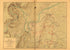 Map of the Battlefield of Chickmauga. Movements from Chickamauga to Rossville from Atlas of Chickamauga, Chattanooga, and Vicinity 1901 by Relic Map Company