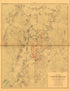 Map of the Battlefield of Chickmauga. Morning to Noon Sept. 19, 1863 from Atlas of Chickamauga, Chattanooga, and Vicinity 1901 by Relic Map Company