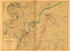Map of the Battlefields of Chattanooga, Battle of Lookout Mountain from Atlas of Chickamauga, Chattanooga, and Vicinity 1901 by Relic Map Company