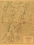 Map of the Battlefield of Chickmauga Preliminary Movements, Sept. 18. 1863 from Atlas of Chickamauga, Chattanooga, and Vicinity 1901 by Relic Map Company