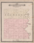 Belmont and Caledonia from Illustrated Historical Atlas of Traill and Steele Counties, North Dakota 1892 by Relic Map Company