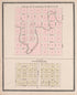 Calendonia and Galesburg from Illustrated Historical Atlas of Traill and Steele Counties, North Dakota 1892 by Relic Map Company
