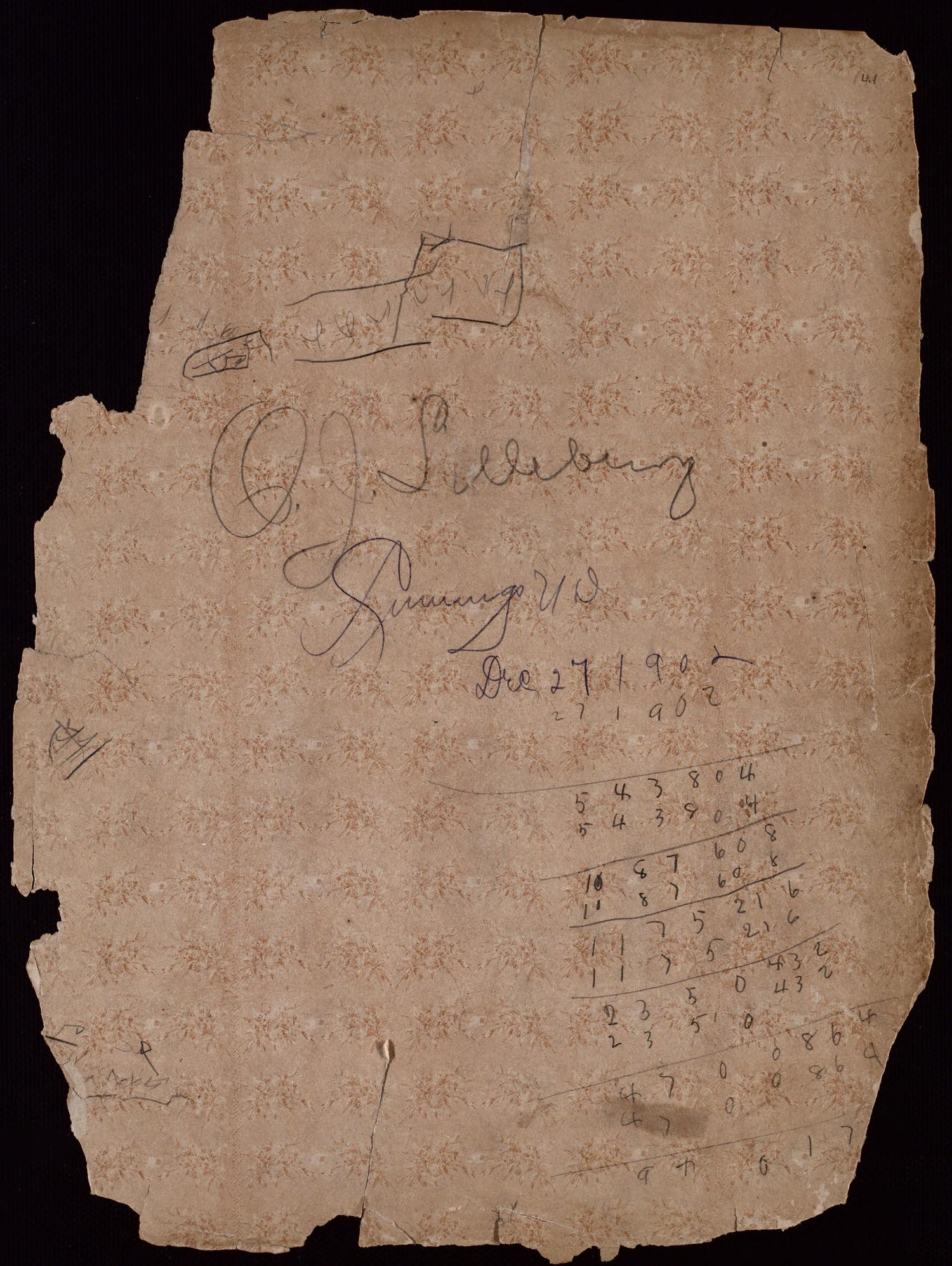 Flyleaf Annotations from Illustrated Historical Atlas of Traill and Steele Counties, North Dakota 1892 by Relic Map Company