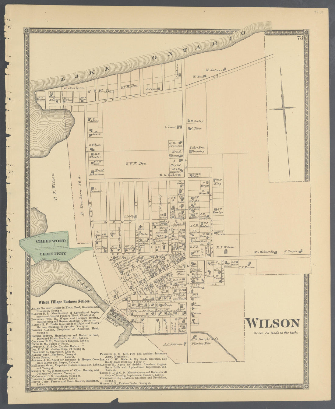 Image 34 of Atlas of Niagara and Orleans Counties, New York from Atlas of Niagara and Orleans Counties, New York : from Actual Surveys and Official Records 1875 by Relic Map Company