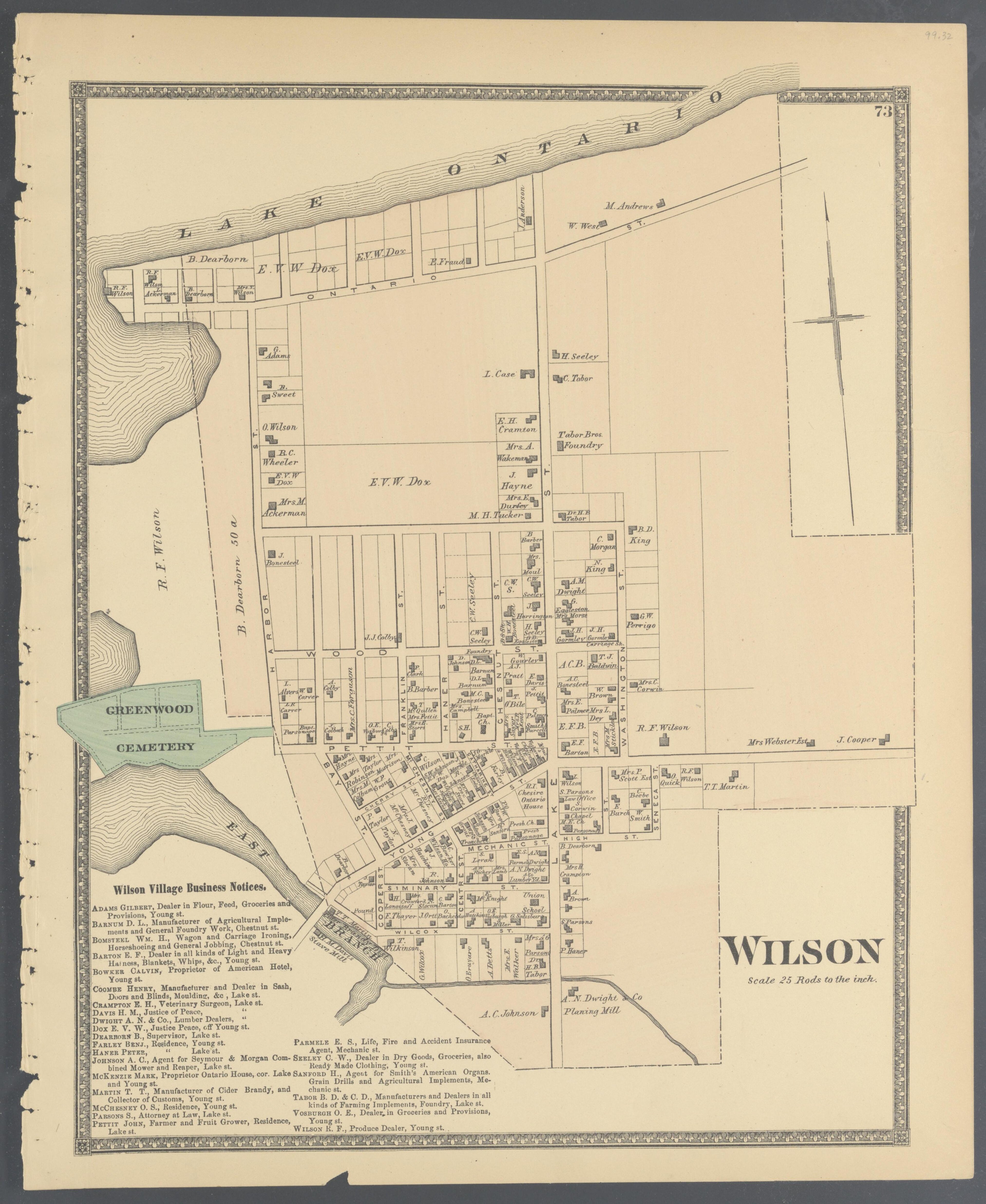 Image 34 of Atlas of Niagara and Orleans Counties, New York from Atlas of Niagara and Orleans Counties, New York : from Actual Surveys and Official Records 1875 by Relic Map Company