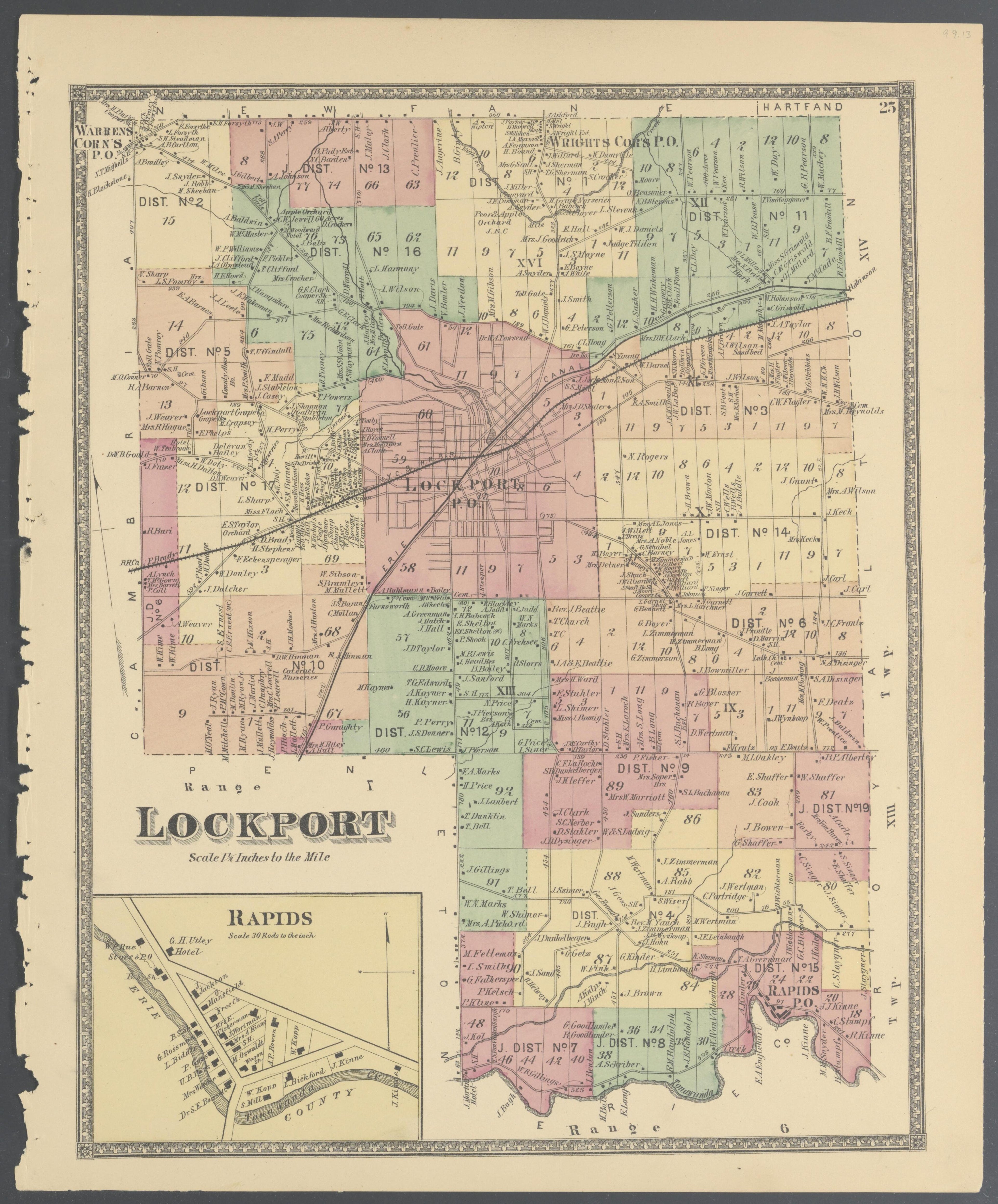 Image 14 of Atlas of Niagara and Orleans Counties, New York from Atlas of Niagara and Orleans Counties, New York : from Actual Surveys and Official Records 1875 by Relic Map Company