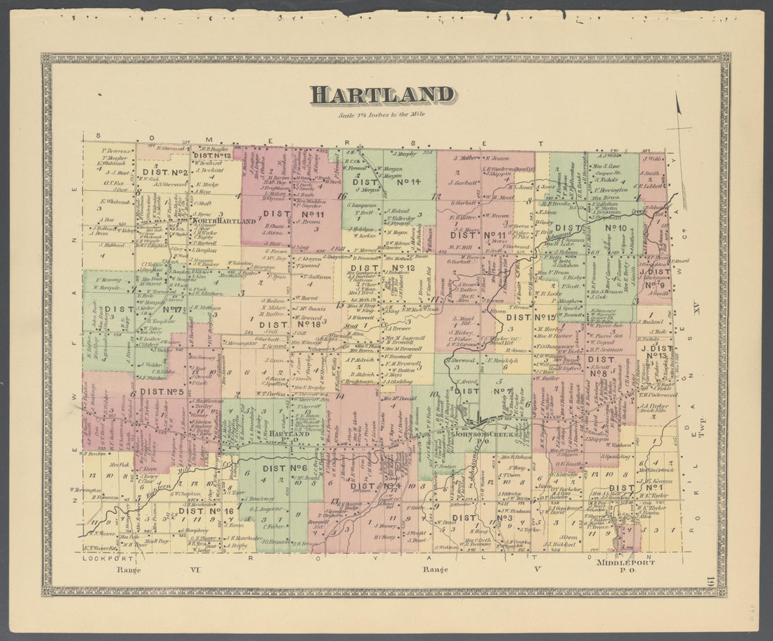 Image 12 of Atlas of Niagara and Orleans Counties, New York from Atlas of Niagara and Orleans Counties, New York : from Actual Surveys and Official Records 1875 by Relic Map Company