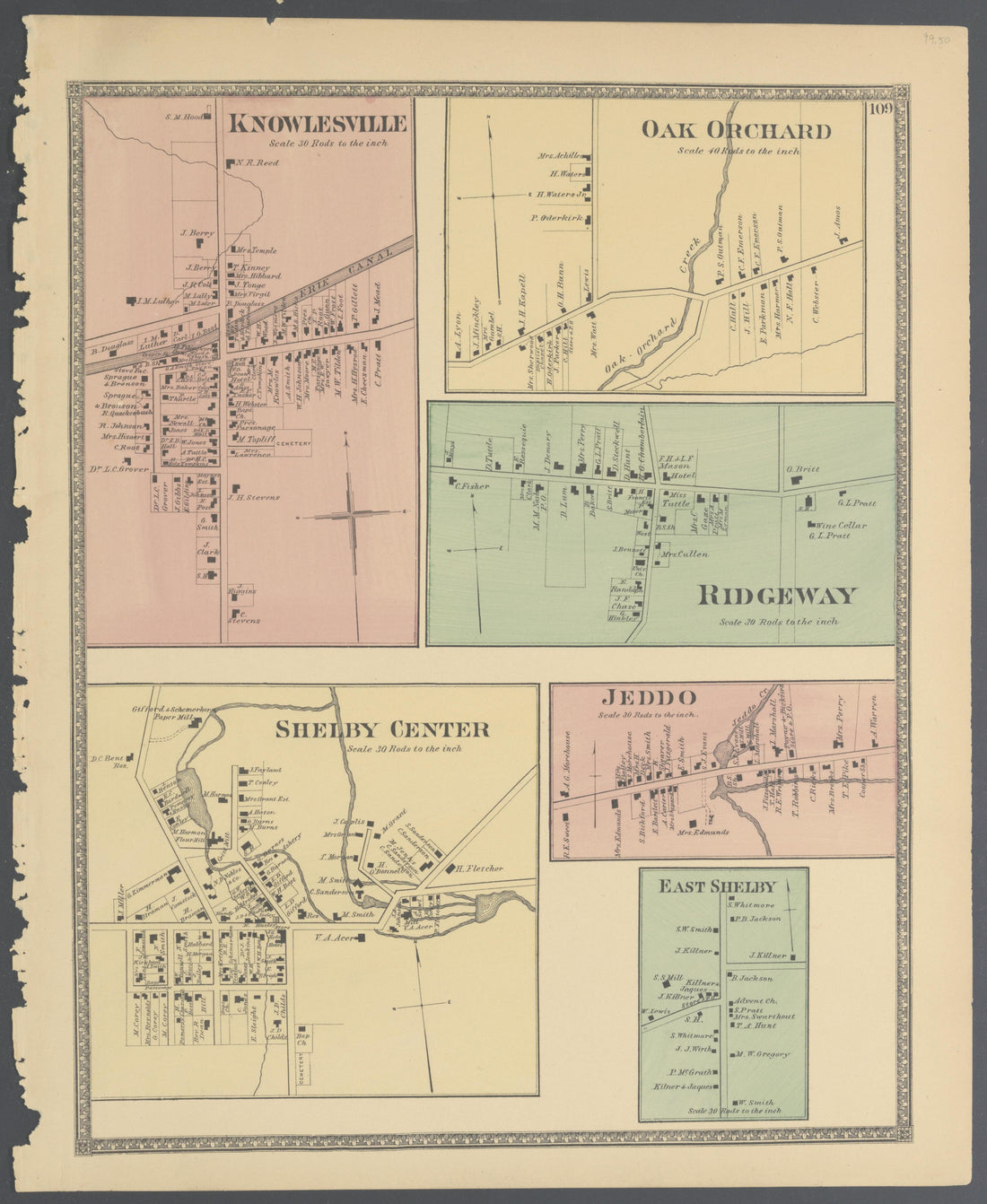 Image 52 of Atlas of Niagara and Orleans Counties, New York from Atlas of Niagara and Orleans Counties, New York : from Actual Surveys and Official Records 1875 by Relic Map Company