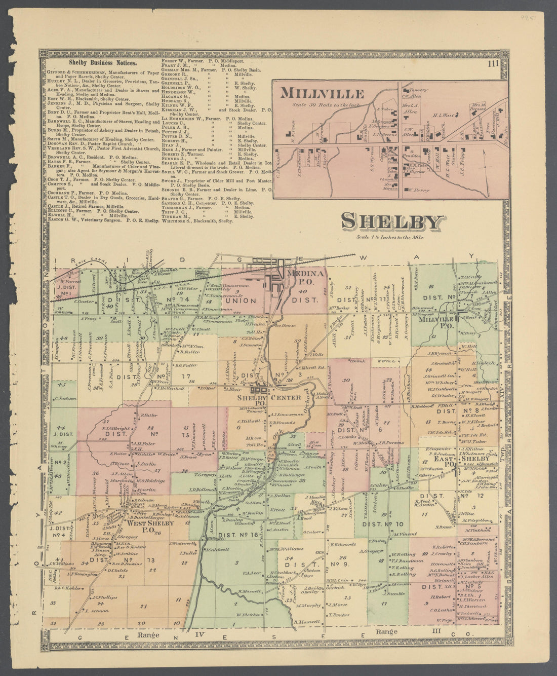 Image 53 of Atlas of Niagara and Orleans Counties, New York from Atlas of Niagara and Orleans Counties, New York : from Actual Surveys and Official Records 1875 by Relic Map Company