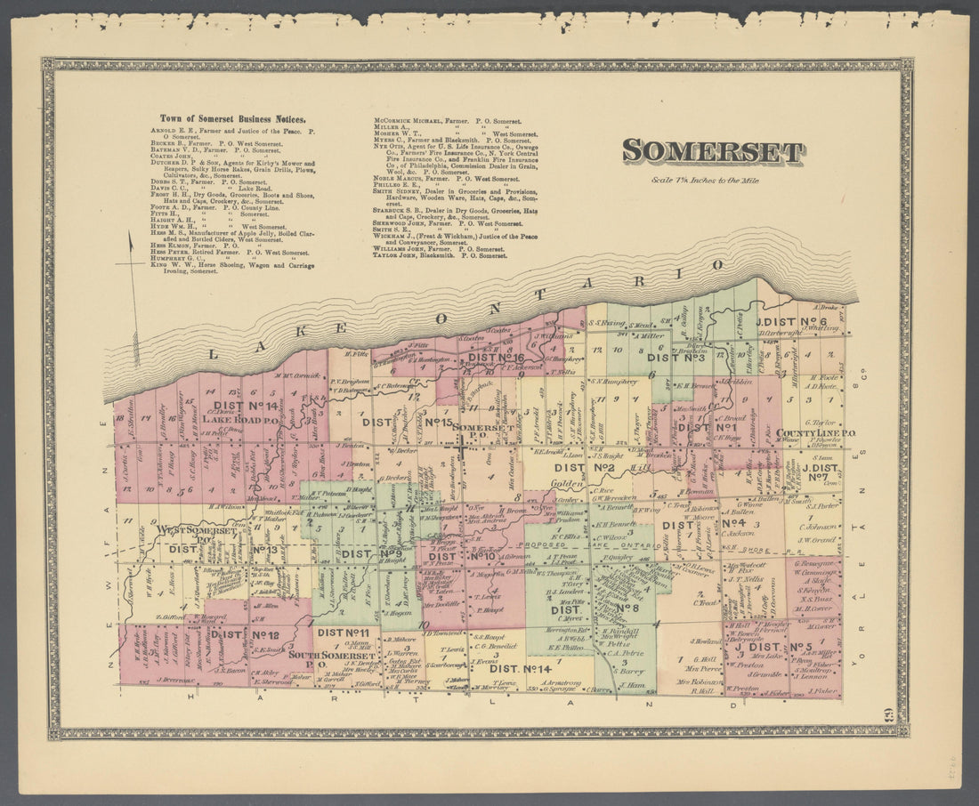 Image 29 of Atlas of Niagara and Orleans Counties, New York from Atlas of Niagara and Orleans Counties, New York : from Actual Surveys and Official Records 1875 by Relic Map Company