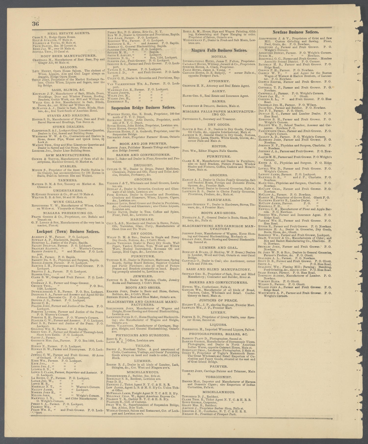 Image 20 of Atlas of Niagara and Orleans Counties, New York from Atlas of Niagara and Orleans Counties, New York : from Actual Surveys and Official Records 1875 by Relic Map Company