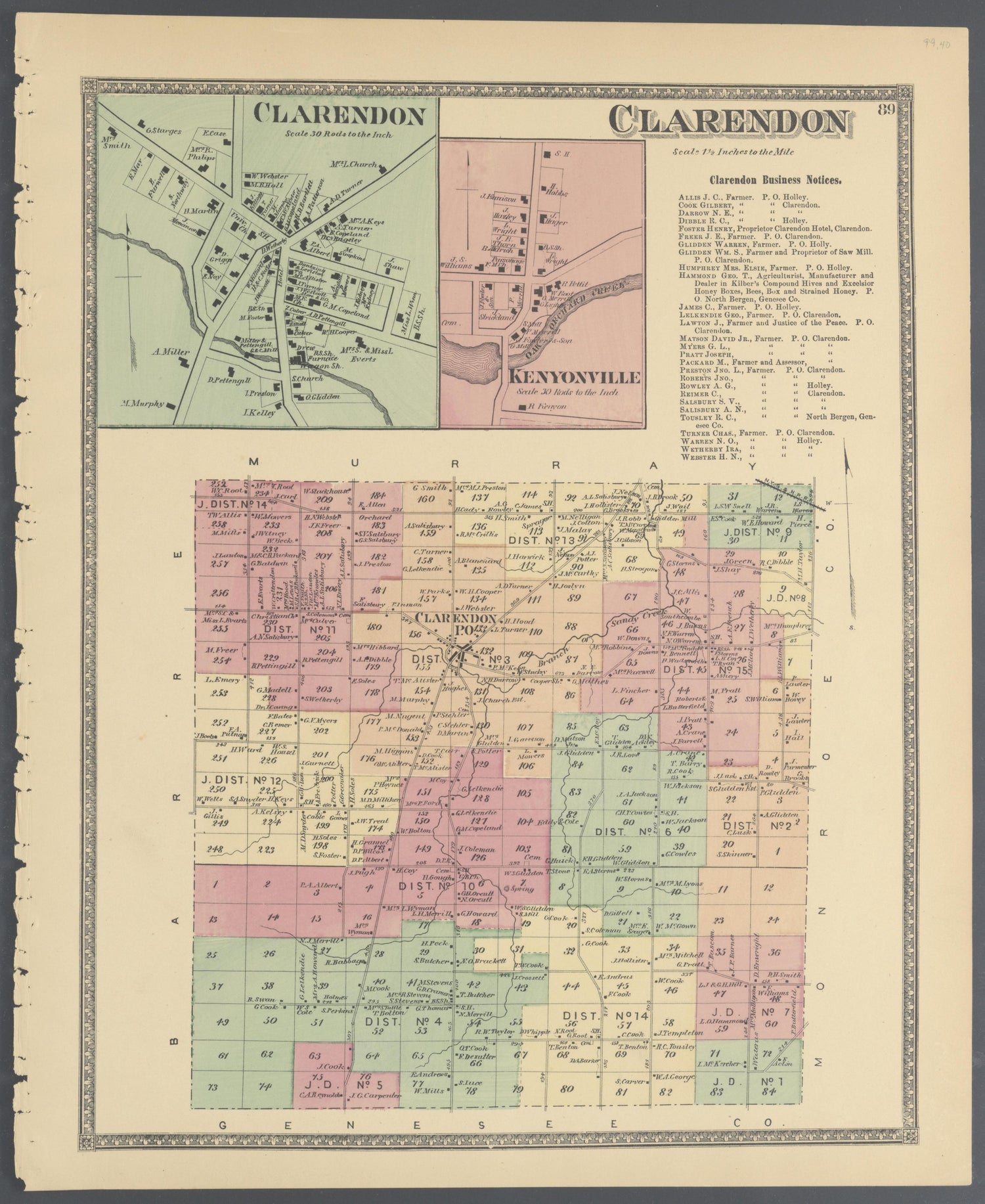 Image 42 of Atlas of Niagara and Orleans Counties, New York from Atlas of Niagara and Orleans Counties, New York : from Actual Surveys and Official Records 1875 by Relic Map Company