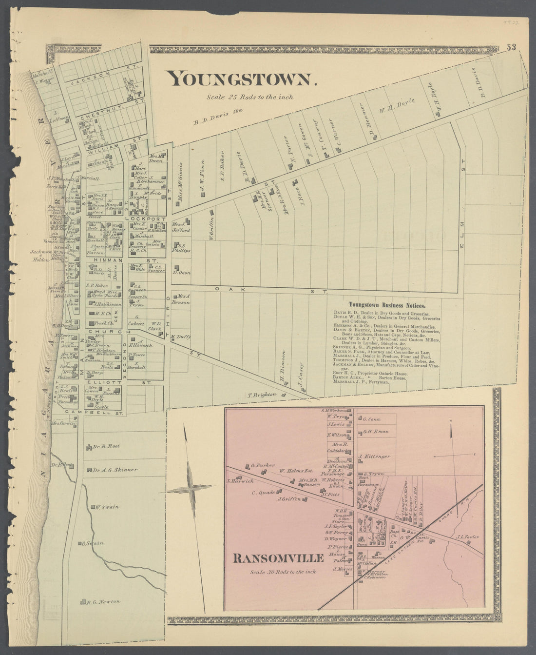 Image 24 of Atlas of Niagara and Orleans Counties, New York from Atlas of Niagara and Orleans Counties, New York : from Actual Surveys and Official Records 1875 by Relic Map Company