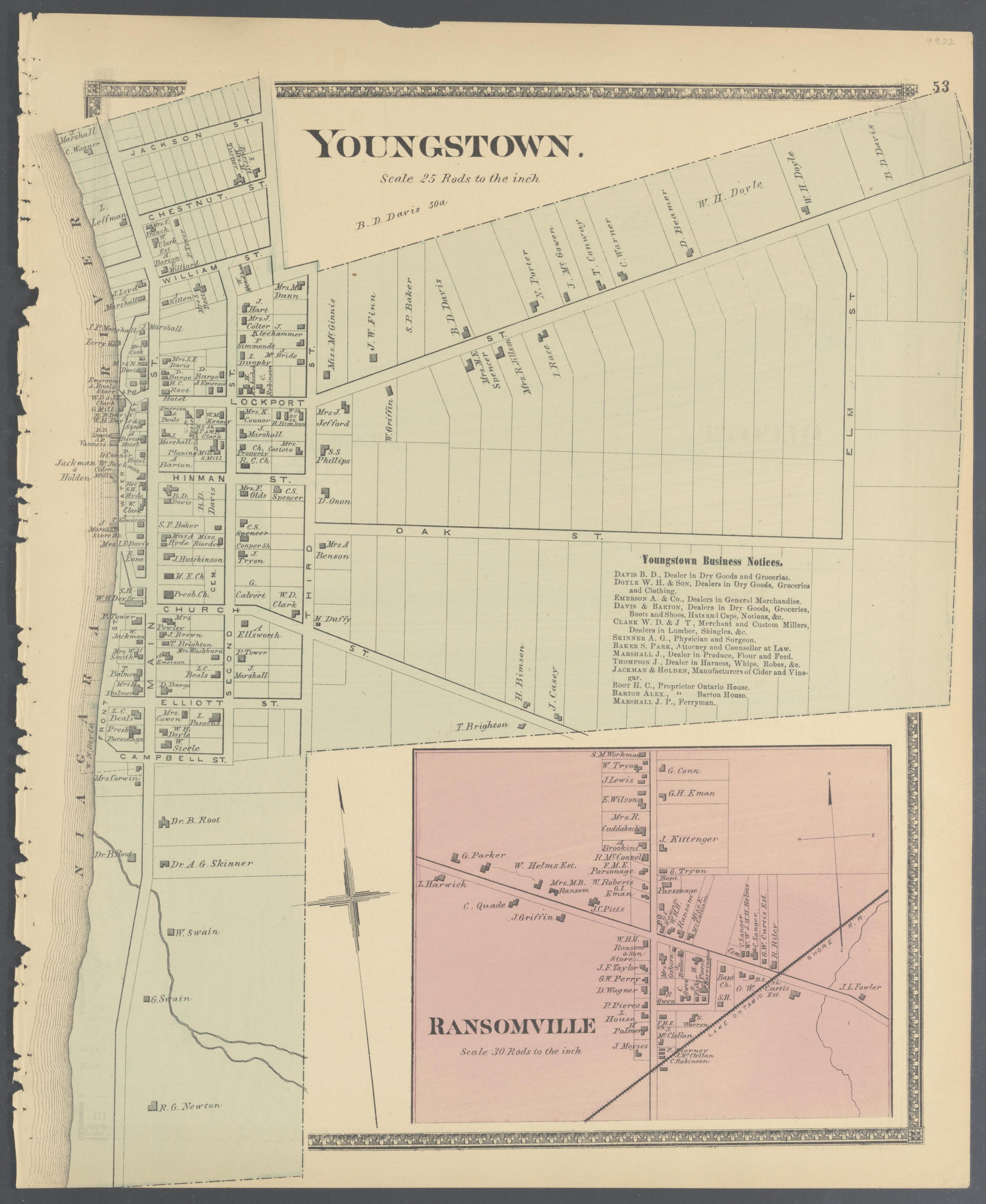 Image 24 of Atlas of Niagara and Orleans Counties, New York from Atlas of Niagara and Orleans Counties, New York : from Actual Surveys and Official Records 1875 by Relic Map Company