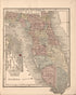 Florida from the Campaign Atlas, for 1861 : United States by Relic Map Company