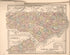 North Carolina from the Campaign Atlas, for 1861 : United States by Relic Map Company