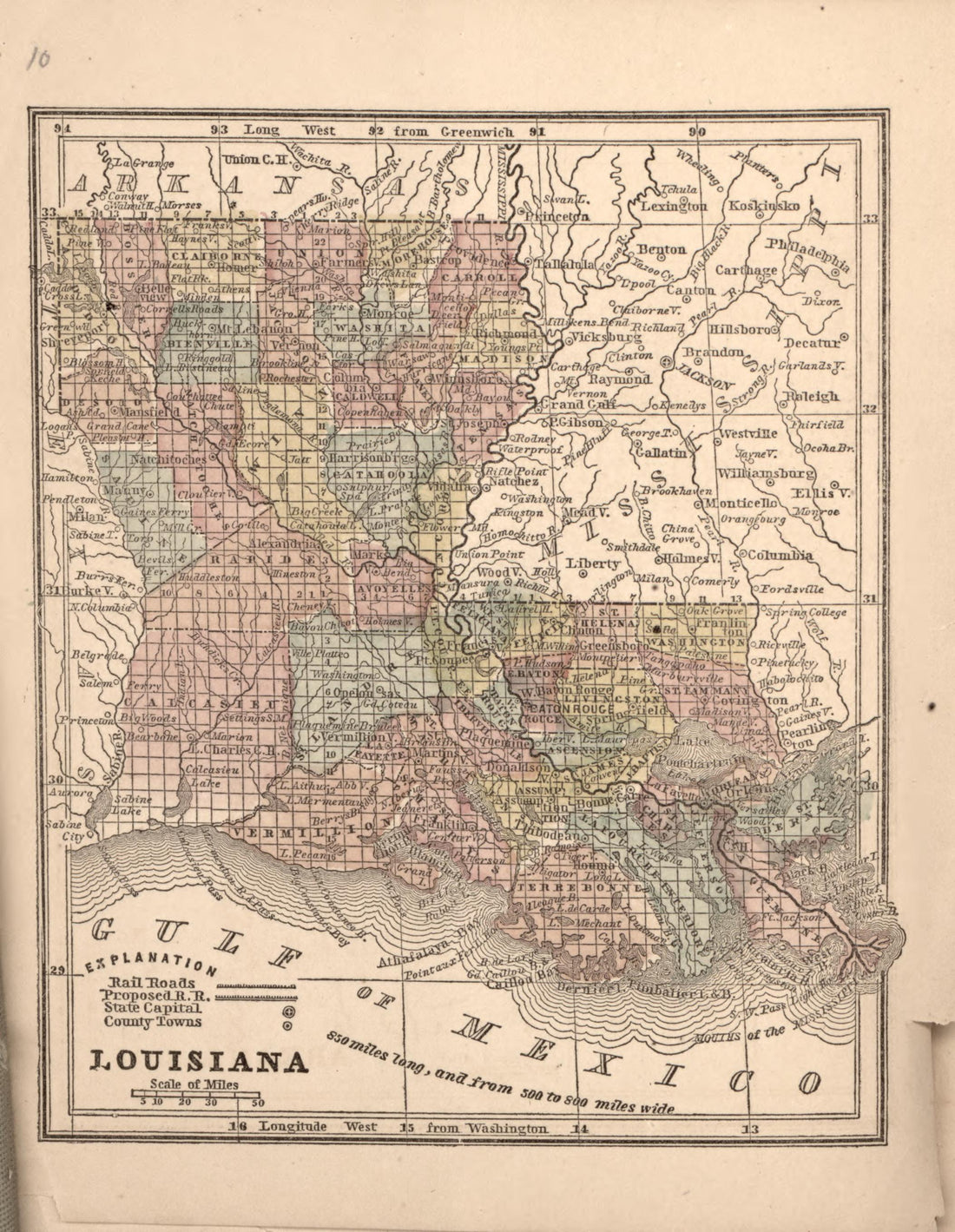 This old map of United States was created by Gaston, S. N. (Samuel N.) in 1861