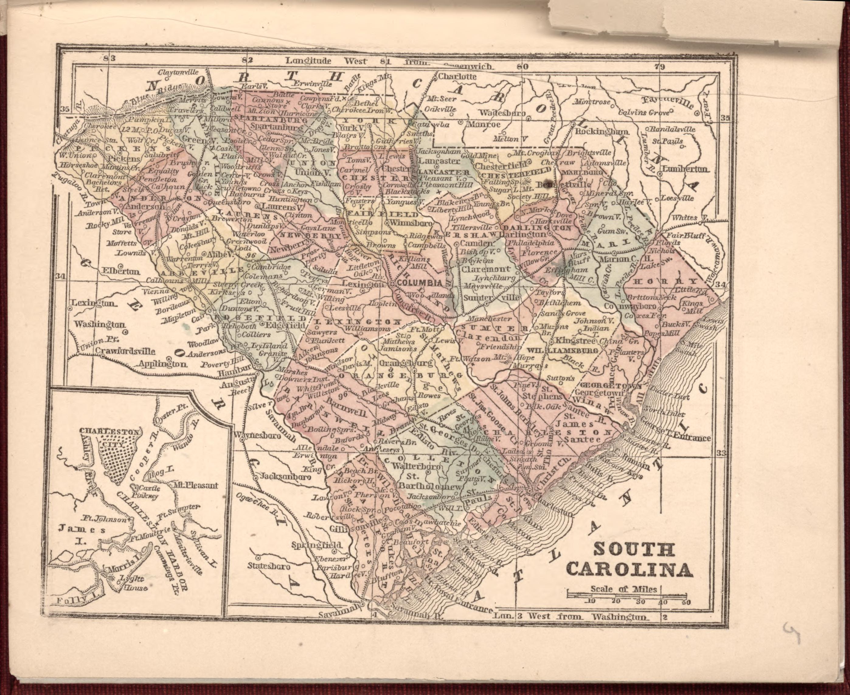 This old map of United States was created by Gaston, S. N. (Samuel N.) in 1861