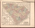 South Carolina from the Campaign Atlas, for 1861 : United States by Relic Map Company