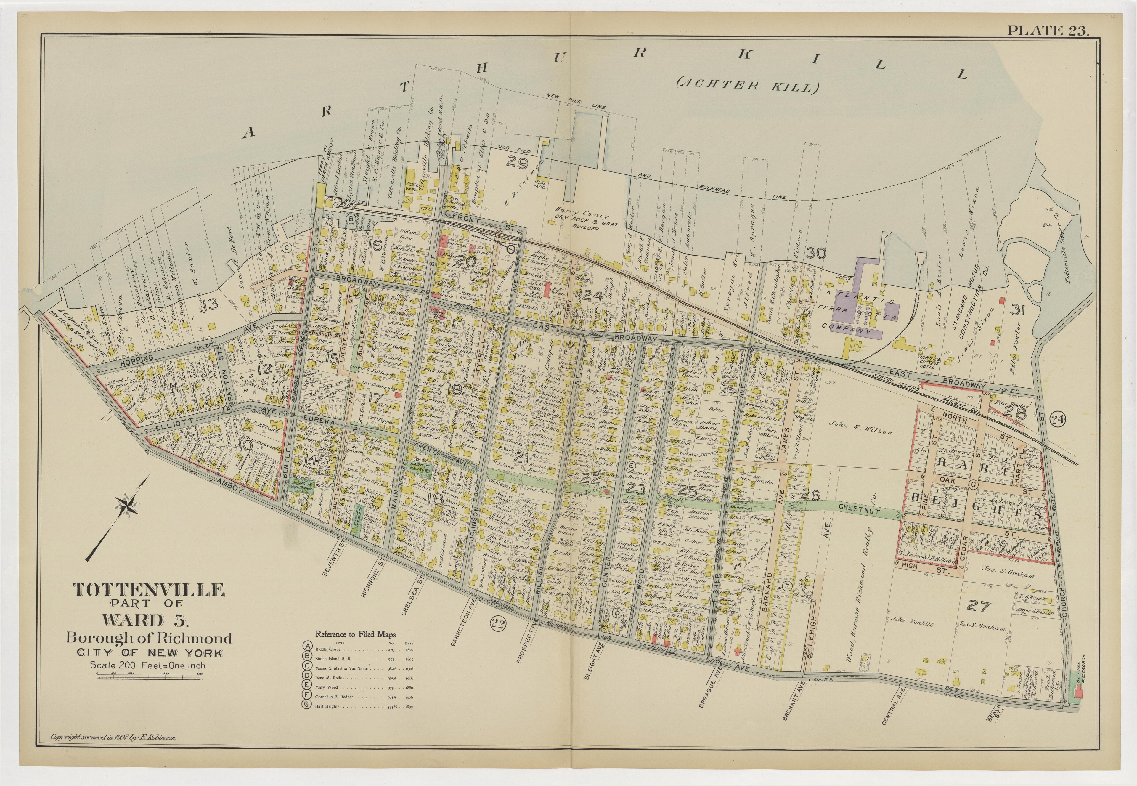 Image 28 of Atlas of the Borough of Richmond, City of New York ... from Atlas of the Borough of Richmond, City of New York 1907 by Relic Map Company