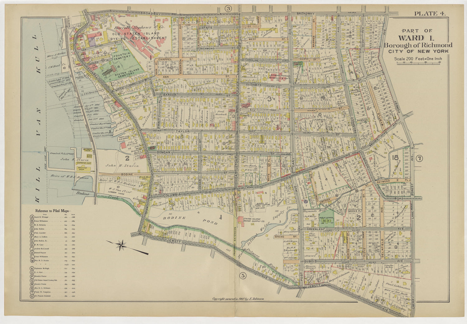 Image 9 of Atlas of the Borough of Richmond, City of New York ... from Atlas of the Borough of Richmond, City of New York 1907 by Relic Map Company
