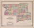 Atlas of Illinois--continued from Atlas of Marshall County and the State of Illinois : to Which Is Added an Atlas of the United States, Maps of the Hemispheres &c. &c. &c 1870 by Relic Map Company