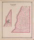Lacon from Atlas of Marshall County and the State of Illinois : to Which Is Added an Atlas of the United States, Maps of the Hemispheres &c. &c. &c 1870 by Relic Map Company
