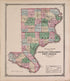 Atlas of Illinois--continued from Atlas of Marshall County and the State of Illinois : to Which Is Added an Atlas of the United States, Maps of the Hemispheres &c. &c. &c 1870 by Relic Map Company
